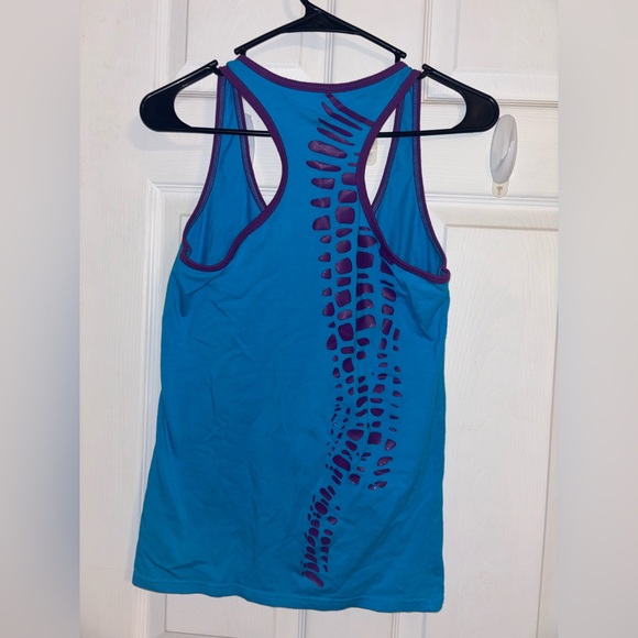 Zumba Fitness Teal and Purple Tank Top - Picture 5 of 6